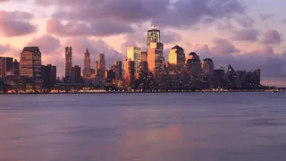 城市，天际线，海湾，文字出版社，背景，天堂，城市景观，海滨