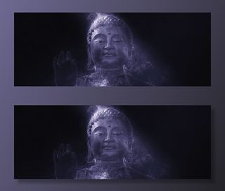 照片，乔达摩佛，佛陀，旗帜，宗教，冥想，精神，幽灵