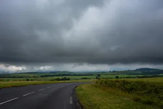 田地，田地，草原，小山，农业，农村，景观，自然