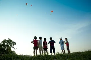 选，天堂，新鲜，兔子，户外，人群，孩子，人