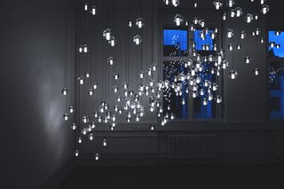 德国, 柏林, 最小, 房间, 光, 白色, 玻璃, 窗口