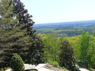 美国，教堂山，州长俱乐部，从爱德华兹山顶俯瞰，查塔姆，北卡罗来纳州，树，植物