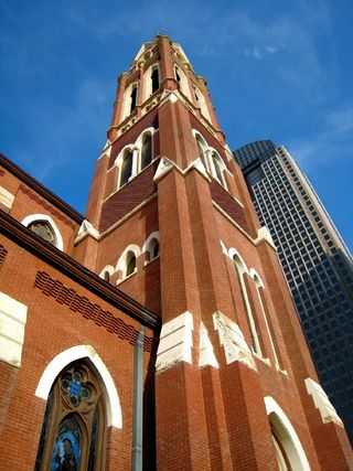 建筑，建筑物，历史，现代，旧，新，摩天大楼，城市