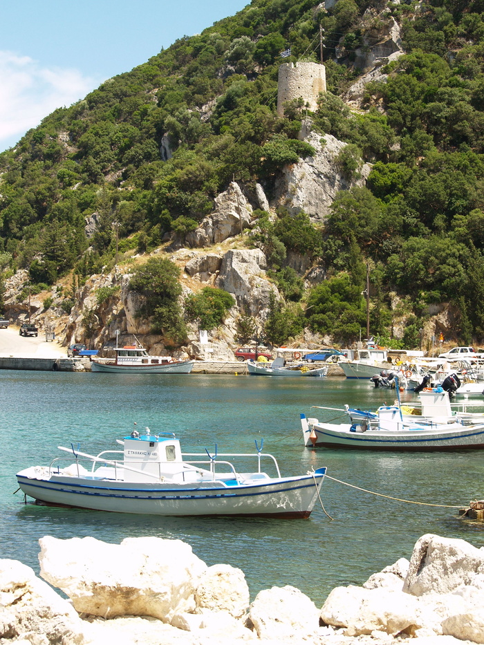 端口, 船舶, 海, 航海船只, 地中海, 夏季, 海港, 海岸线