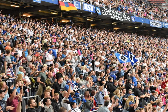 德国，汉堡，西尔维斯特拉利7，情感，足球，球迷，体育场，国旗