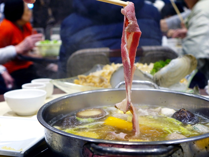 汽船，蔬菜，肉，汤，海鲜，美味，餐厅，豆腐