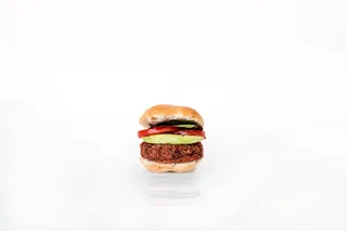 白底汉堡