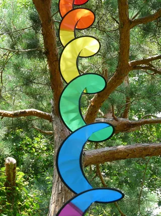 风，风，空气，运动，螺旋，旋转，彩色，彩色