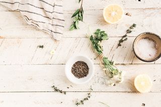 绿色，叶子，植物，切片，柠檬，照片，药草，白色