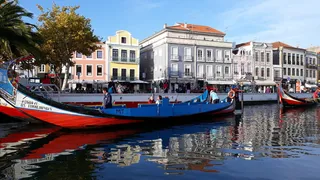 葡萄牙，aveiro，ria，moliceiro，建筑，建筑外观，交通，水