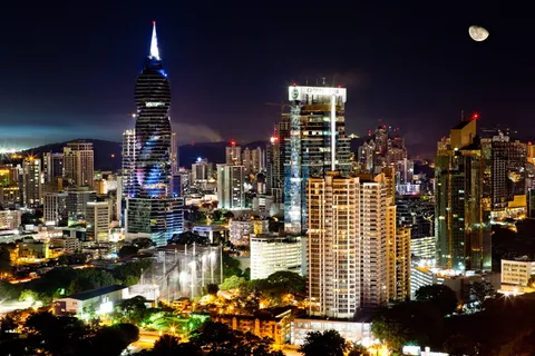夜间城市建筑 夜间城市建筑