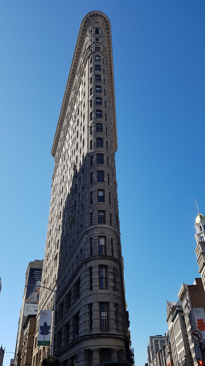 flatiron building，纽约，天空，美国，名胜，纽约，摩天大楼，景点