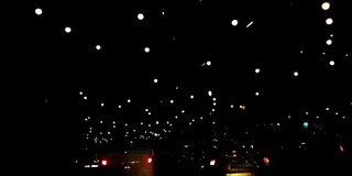 黑暗，光，汽车，夜，公路旅行，照亮，城市，没有人