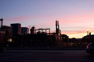 车辆, 汽车, 汽车, 交通, 建筑, 工厂, 炼油厂, 丹佛, co