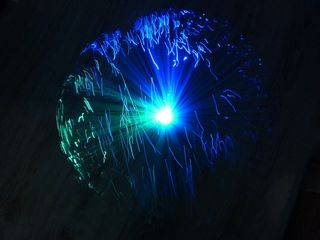 灯, ufolampe, 长时间曝光, 运动, 照明, 颜色绿色, 蓝色, 不明飞行物