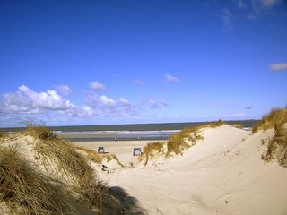季节，沙滩椅，自然，风景，天空，陆地，海滩，海洋