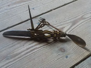 袖珍刀，古董，罗马，罗马历史，罗马，历史，桌子，木质材料