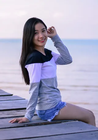 圣人，可爱，善良，年轻，一个人，水，休闲活动，真人