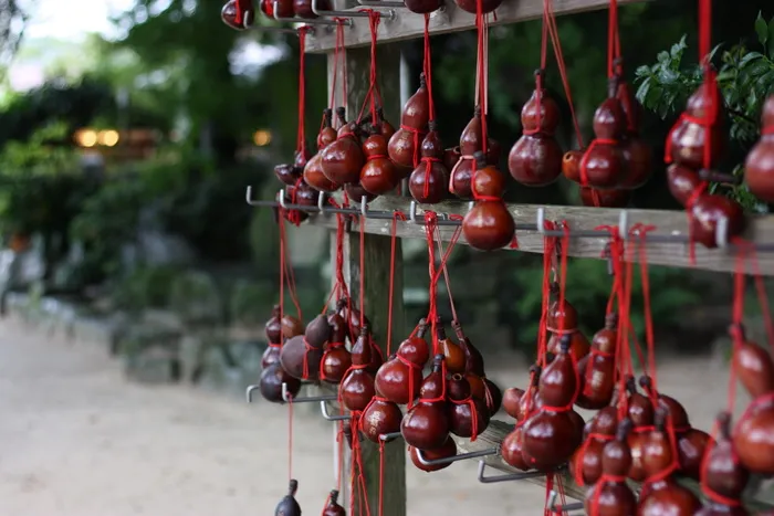 神社，葫芦，安静，食物，食物和饮料，红色，水果，聚焦前景