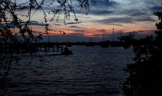 世界，光谱，日落，水，天，云天，宁静的景色，自然之美