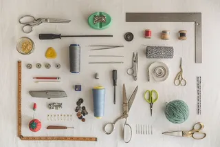 缝纫工具平面图