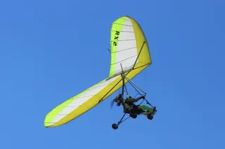 超轻，轻，飞，飞，摩托飞龙，天空，蓝色，飞行，户外