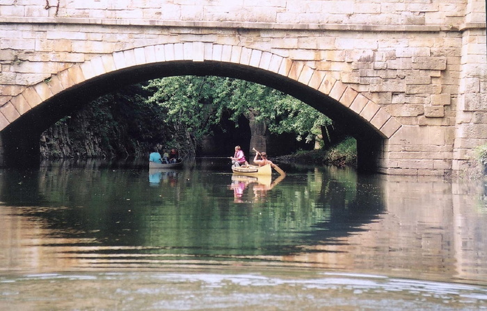 独木舟，波托马克河，娱乐，渡槽，波托马可遗产，国家风景步道，弗吉尼亚州pht