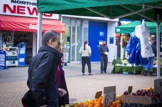 克罗伊登，英国，伦敦，格林，食品，西克罗伊登，市场，夫妇