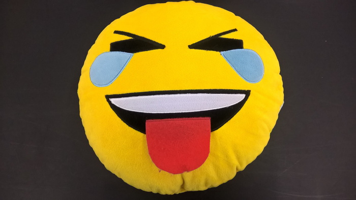 笑，表情符号，毛绒，枕头，表情符号，carita，表情符号笑，笑