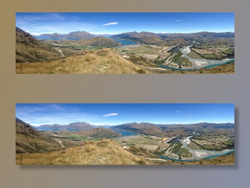 景观摄影，山脉，昆斯敦，瓦卡提普湖，南阿尔卑斯山，景观，航空，新西兰