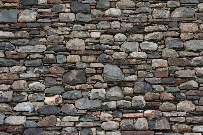 灰砖表面，抽象，建筑，背景，细节，旧，图案，岩石