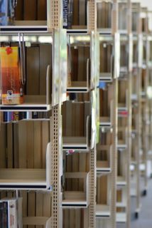 书籍，图书馆，阅读，书签，书架，书架，室内，无人