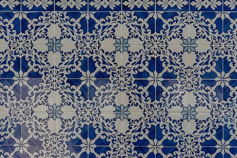 葡萄牙Azulejos，典型釉面瓷砖，葡萄牙里斯本