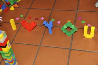 我爱你，乐高，duplo，玩具，游戏，游戏，爱，信息