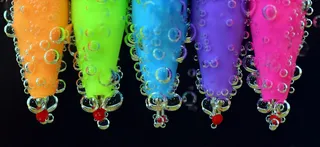 缩微摄影，五，各色笔，潜水，笔，水，彩色铅笔，笔