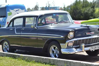 哈瓦那，旧，古巴，交通方式，汽车，机动车辆，交通工具，陆地车辆