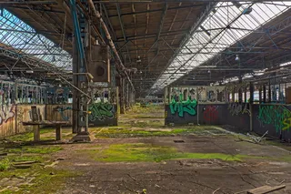 失去的地方，照片，旧工厂，离开，腐烂，失效，建筑，工厂