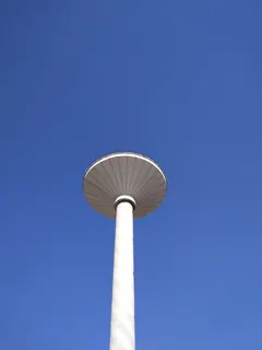 阴霾天淡淡的蓝,水塔,塔,蓝,晴空,天空,低角度看,建筑 阴霾天淡淡的蓝,水塔,塔,蓝,晴空,天空,低角度看,建筑