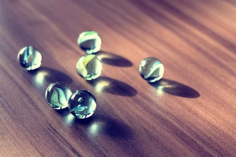 大理石、球、球体、玻璃、闪亮、光滑、球形、透明