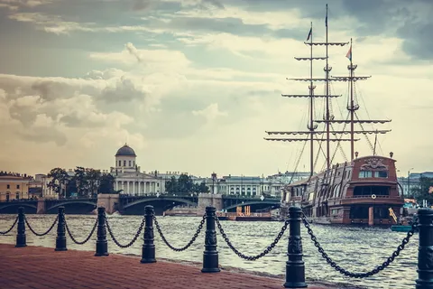 海洋、城市、水、海洋、建筑、船只、桥梁、建筑物