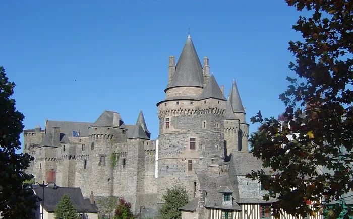 玻璃城堡, 城堡, 1 国王罗伯特, 圣伊夫地方, 城市釉面 ille-et-vilaine, 法国, 11 世纪, 小说