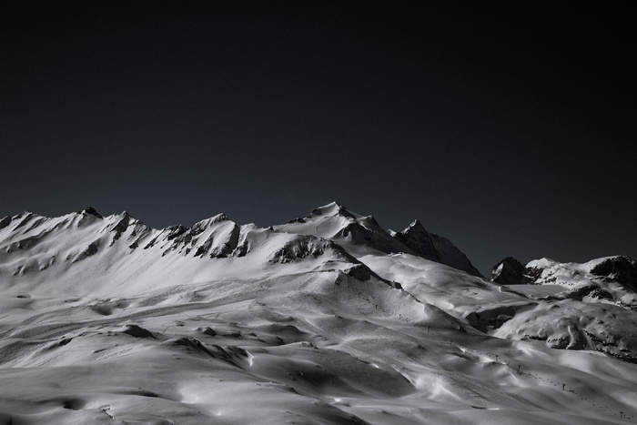 灰色的山, 山, 雪, 雪山, 法国阿尔卑斯山, 法国, 冬天, 山脉
