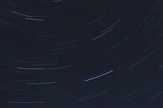 天空、星星、夜晚、长曝光、条纹、线条、蓝色、轨迹