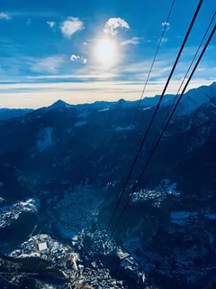 意大利，瓦尔马连科的基耶萨，山，雪，滑雪，自然之美，天空，风景-自然