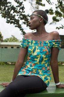 女士、图案、时尚、非洲、质地、面料、一人、真人