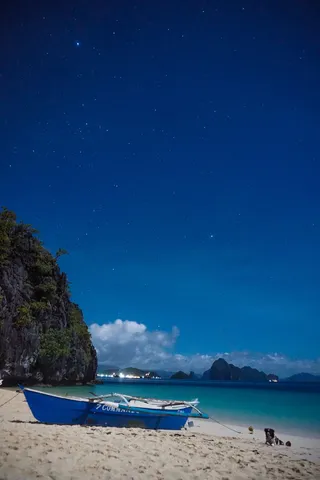 菲律宾，el nido，seven commandos海滩，狗，船，岛，露营，巴拉望岛