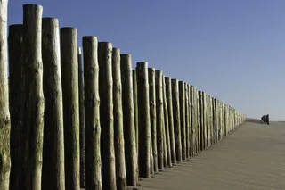 海洋，海滩，黑色，微风，波浪，天空，连成一排，白天，大自然