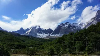 智利, 托雷斯德尔潘恩国家公园, 巴塔哥尼亚, mirador britanico, 山, 天空, 云-天空, 景观