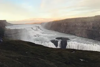 自然、户外、河流、水、冰、山、瀑布、风景