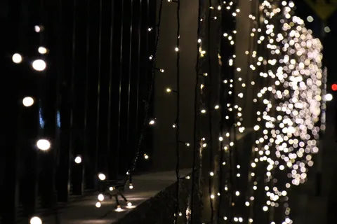 装饰，灯光，街道，灯光，街道，明亮，庆祝，装饰，庆祝